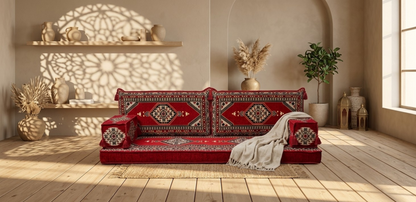 Majlis-Home ROYAL Design, elegante Inneneinrichtung mit stilvollem Möbelstück in modernem Design, auf weißem Hintergrund.