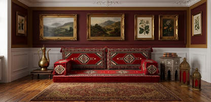 Majlis-Home ROYAL Design, stilvolle Dekoration mit eleganten Mustern und hochwertigen Materialien, Nahaufnahme des Musters