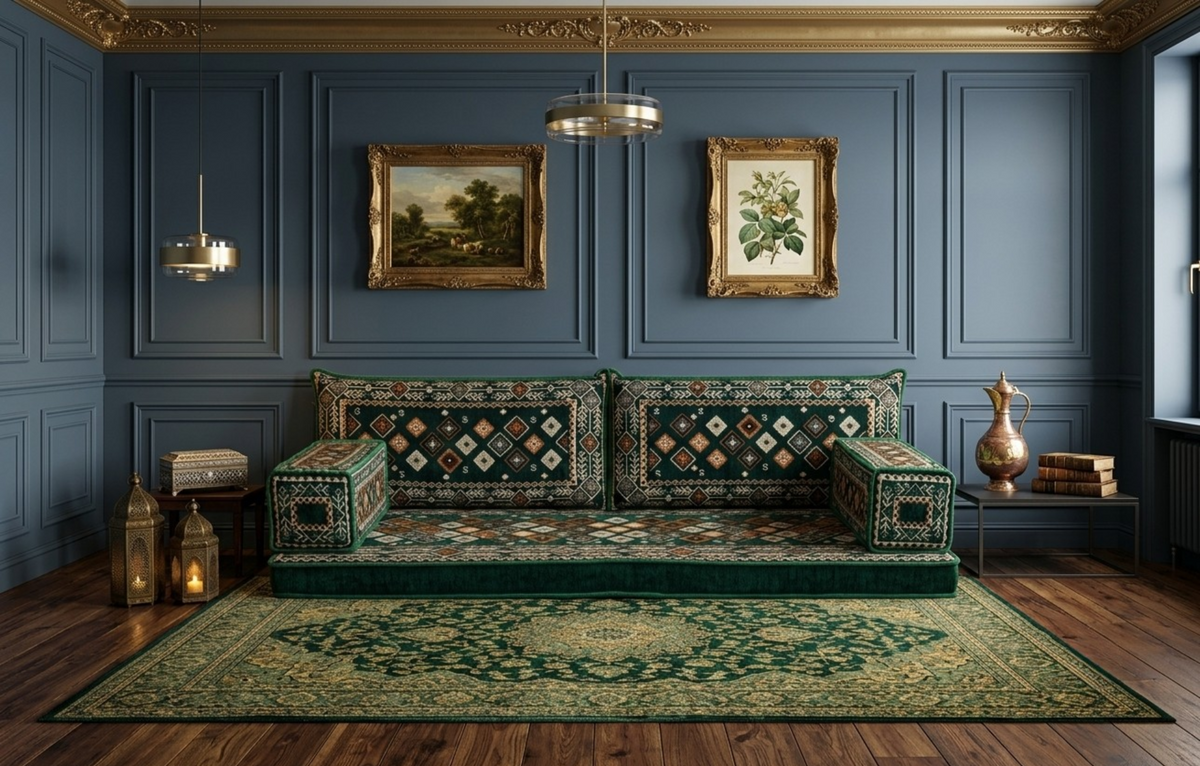 Bunte Mosaikfliese von Majlis-Home mit geometrischem Design und lebendigen Farben, ideal für kreative Wanddekorationen