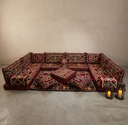 Diamant-Designkissen von Majlis-Home mit stilvollem Muster und weicher Textur, perfekt für gemütliche Wohnräume