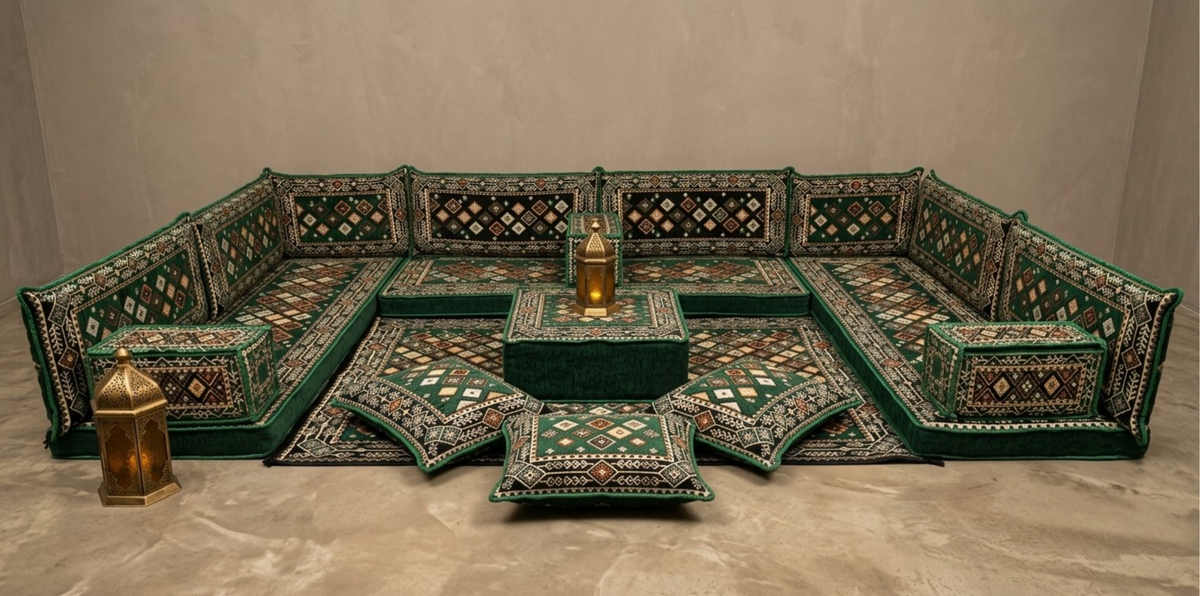 Mosaik-Fliesen von Majlis-Home, bunte geometrische Muster für Wand- oder Bodenbeläge, detailreiche handgefertigte Gestaltung