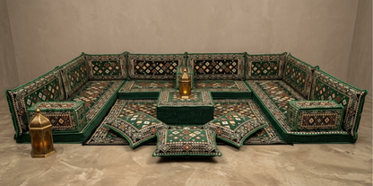 Mosaik-Fliesen von Majlis-Home, bunte geometrische Muster für Wand- oder Bodenbeläge, detailreiche handgefertigte Gestaltung