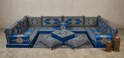 Majlis-Home ROYAL Teppich mit eleganten Mustern und warmen Farben, ideal für Wohnzimmer und Schlafzimmer.