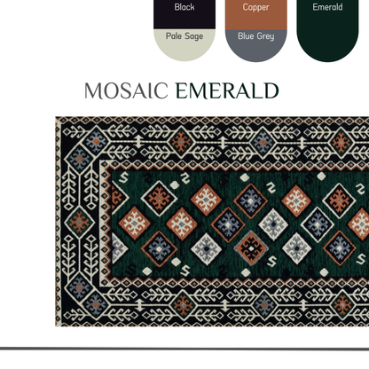 Bunte Mosaik-Fliese von Majlis-Home mit geometrischem Muster, detailreich und farbenfroh für Dekorationsprojekte