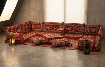 Mosaikfliese von Majlis-Home mit bunten geometrischen Mustern, detailreiche Keramikfliese für dekorative Wandgestaltung