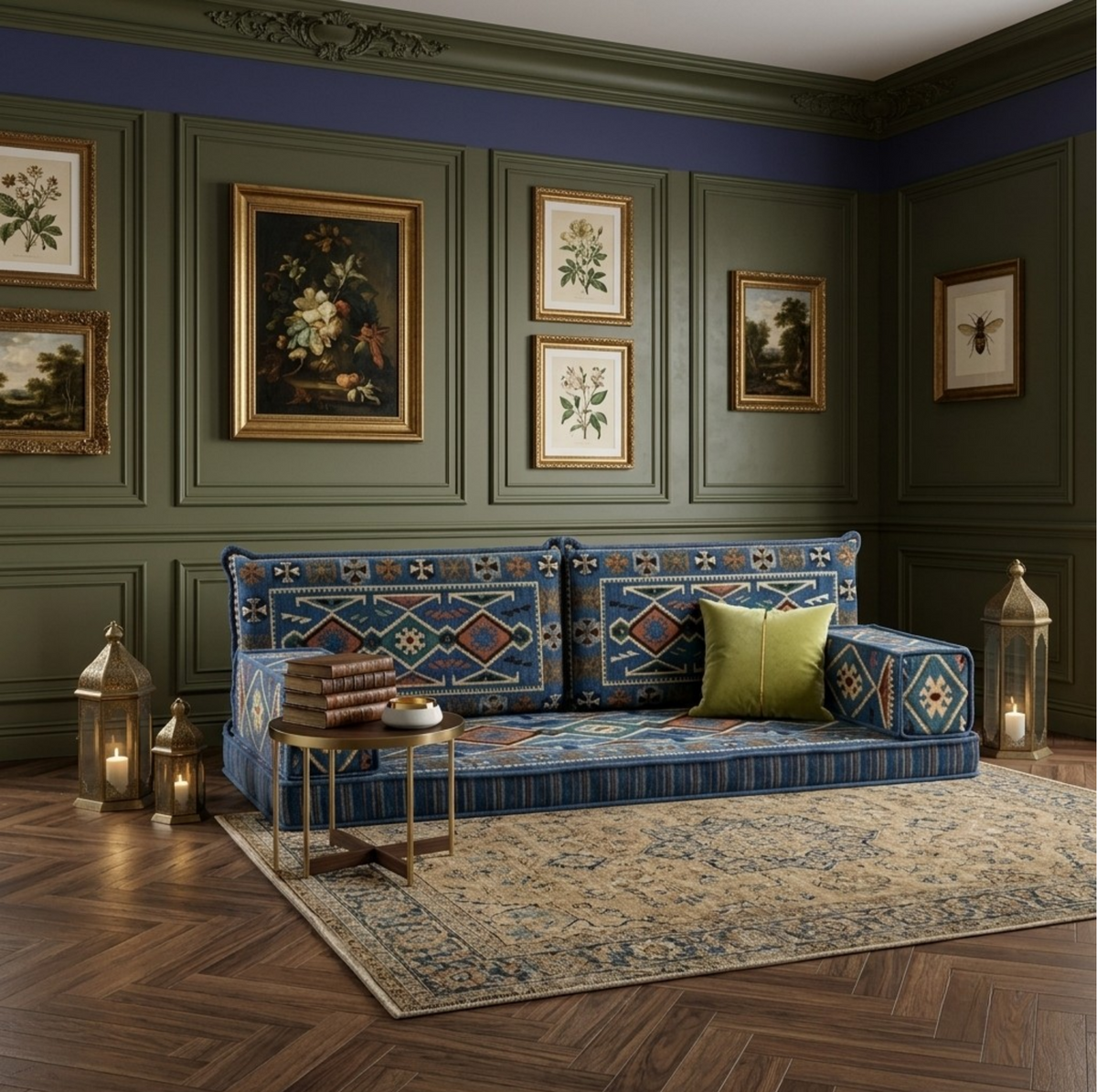 Majlis-Home Diamond Dekokissen mit geometrischem Muster in neutralen Farbtönen, weich und stilvoll für Wohnzimmerdekoration