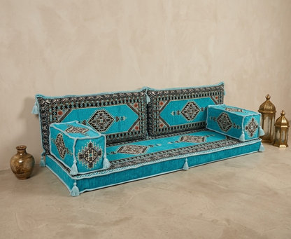 Majlis-Home ROYAL Teppich mit eleganten Mustern, handgefertigt, weiche Textur, ideal für Wohnzimmer und stilvolle Räume