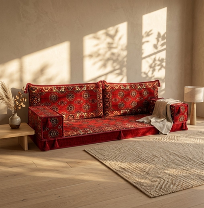 Majlis-Home Brocade Stoff mit eleganten, detaillierten Mustern für dekorative Textilien und Heimdekoration.