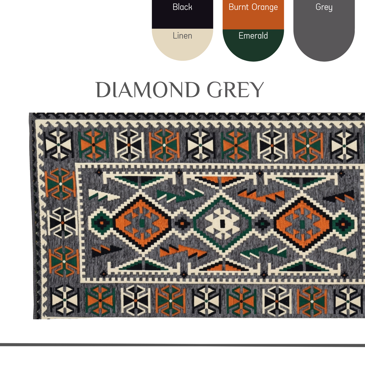 Heller Diamant-Kerze von Majlis-Home mit funkelndem Diamant-Design und Kerzenhalter aus Keramik, stilvoll und modern.