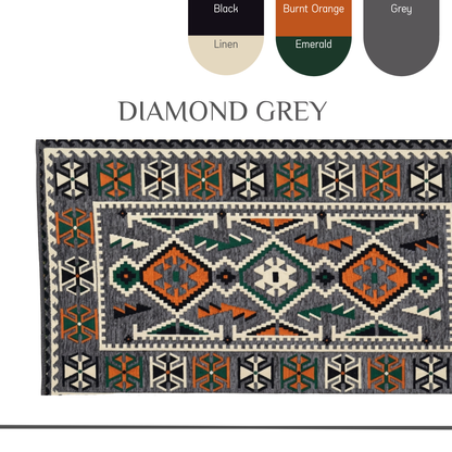 Heller Diamant-Kerze von Majlis-Home mit funkelndem Diamant-Design und Kerzenhalter aus Keramik, stilvoll und modern.