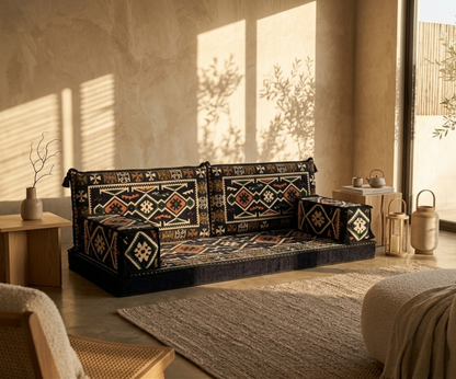 Diamant-Designkissen von Majlis-Home mit elegantem, funkelndem Diamantmuster auf weichem Stoff.