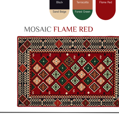 Mosaik-Fliesen von Majlis-Home mit buntem, geometrischem Design, ideal für Wand- oder Bodendekoration.
