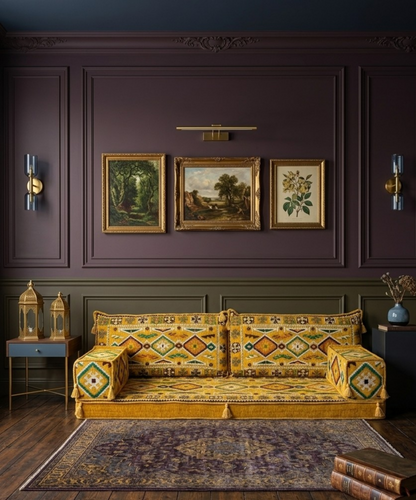 Diamant-Kunststoffkissen von Majlis-Home mit eleganter Diamant-Optik und weicher Textur, ideal für moderne Wohnräume.